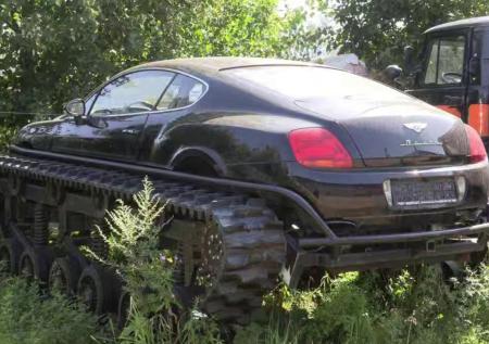 Полиция искала мигрантов, а нашла танк-Bentley
