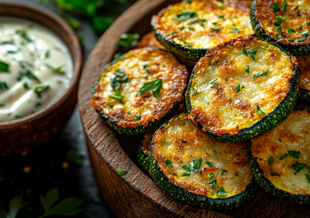 Кабачки в хрустящем кляре с чесночным соусом! Сколько ни жарь, все мало