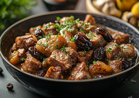 Свинина по-королевски: обалденное томленое мясо с черносливом