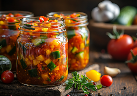 Лечо с огурцами — вкусная закуска на зиму! Изумительная заготовка из овощей