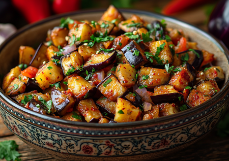 Жареные баклажаны по-восточному! Суперская закуска с кисло-сладким соусом