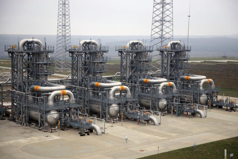 Компрессорная станция «Казачья», входящая в систему газопроводов для обеспечения поставок газа для «Турецкого потока»
