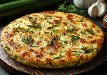 Сырно-кабачковая лепешка: вкуснятина из дешевых продуктов на скорую руку