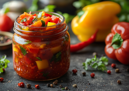 Лечо за полчаса! Быстрый рецепт ароматной овощной закуски