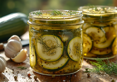 Кабачки жареные с чесноком и зеленью! Эта закуска зимой улетает первой