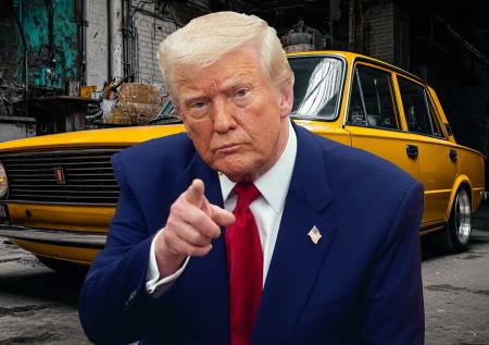 В Госдуме объяснили, как желтые «жигули» попали на фото с Трампом