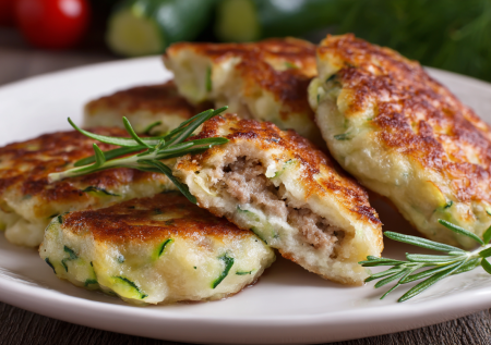 Вместо драников готовлю кабачковые кармашки с фаршем! Быстрая вкуснятина