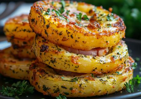 Вкуснее пиццы и чебуреков! Фаршированные кабачковые кольца с начинкой!