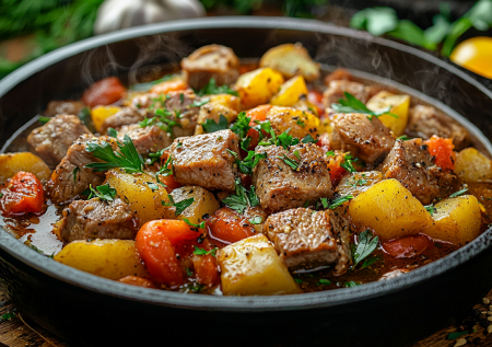 Рагу из свинины с овощами в одной кастрюле: вкусное блюдо без хлопот