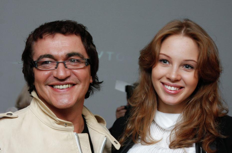 Телеведущий Дмитрий Дибров с супругой Полиной, 2009 год