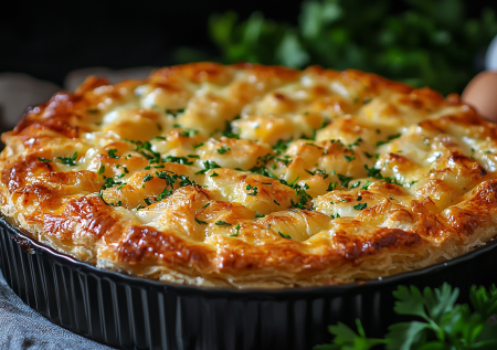На все уйдет меньше 30 минут! Заливной пирог с молодой капустой — вкуснота!