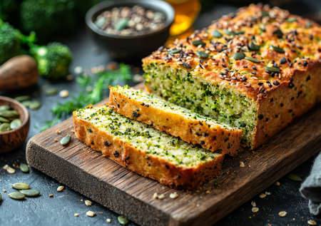 Хлеб из брокколи и без дрожжей — похудейная вкуснятина за 30 минут