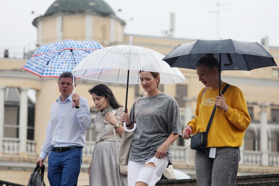Дождливая погода в Москве