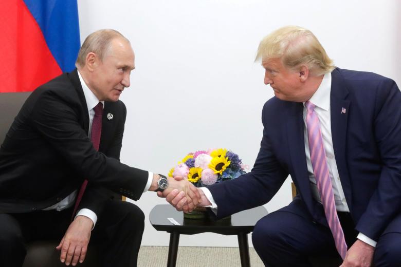 Владимир Путин и Дональд Трамп