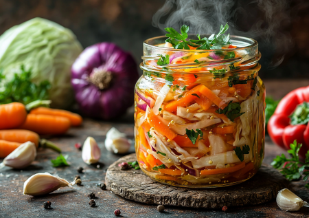 Закуска быстрого приготовления! Капустный салат в горячем маринаде
