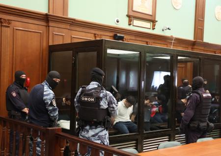 Опубликованы первые кадры из зала суда по делу о «Крокусе»