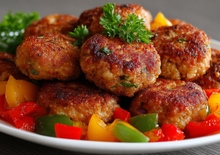 Фарш без перца, вкус на максимум: рецепт ленивых котлет в овощах