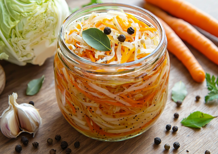 Хрустящая маринованная капуста «Просто бомба!» Вкусная закуска за сутки