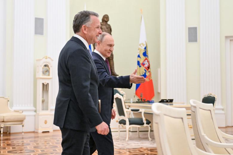 Владимир Путин и Стив Уиткофф