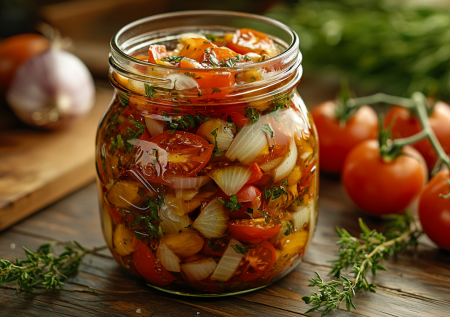 Маринованные помидоры с луком на зиму: эти банки пустеют первыми