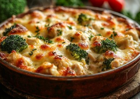 Семья полюбит брокколи! Готовим обалденную запеканку с курицей и яйцами