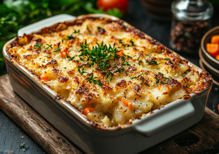 Минтай в мундире: обалденная вкуснятина под шапкой из овощей и сыра