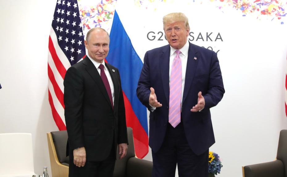 Владимир Путин и Дональд Трамп