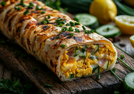 Рулет из лаваша с селёдкой и сыром! Праздничная закуска за копейки