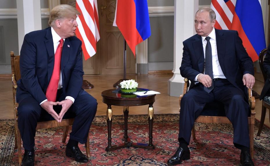 Дональд Трамп и Владимир Путин