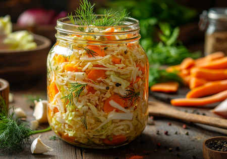 Капустный салат в горячем маринаде! Суперская закуска — остынет и готово