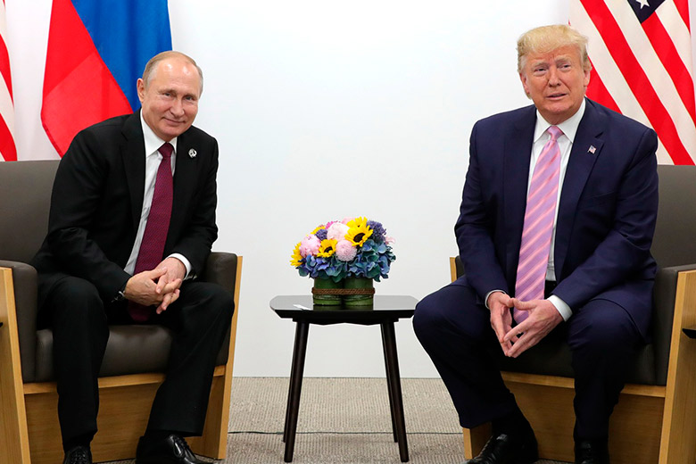 Владимир Путин и Дональд Трамп