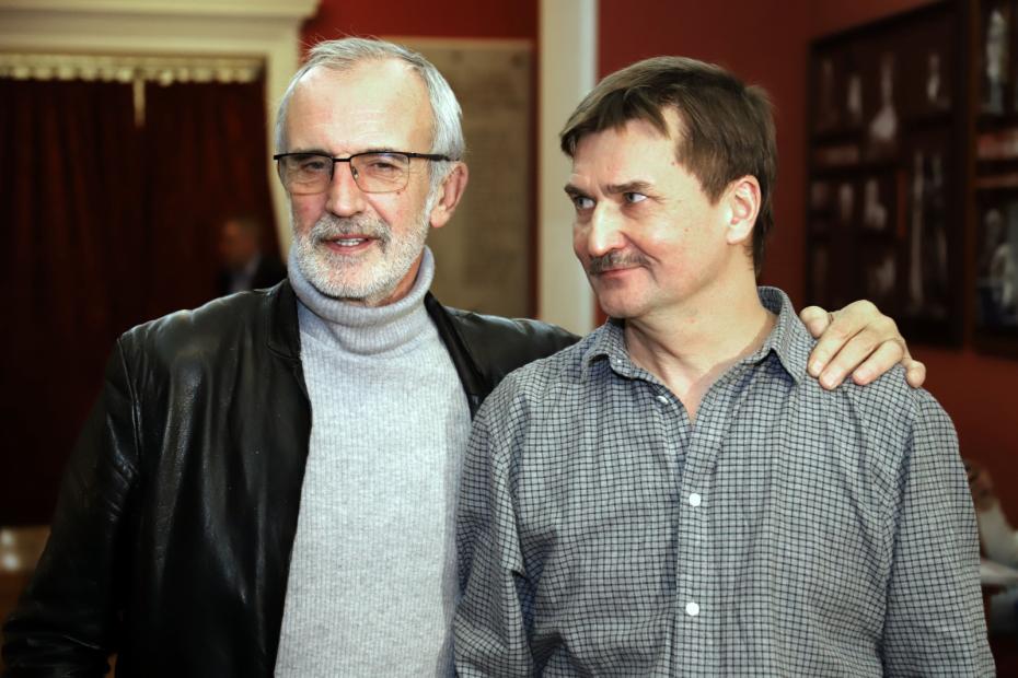 Юрий Бутусов и Римас Туминас, 2018 год