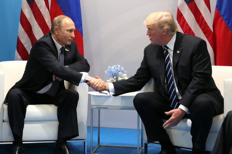 Владимир Путин и Дональд Трамп