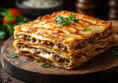 Эта лазанья у меня дежурная — такая вкуснота! Вместо листов беру блины