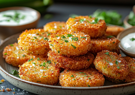 Кабачковые наггетсы в чесночной панировке! Вкуснятина за 15 минут легко!