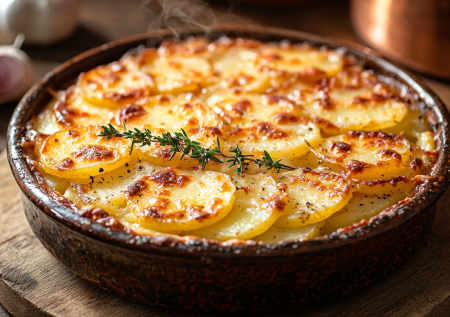 Сырный гратен с картофелем по-французски! Невозможно вкусный и сливочный