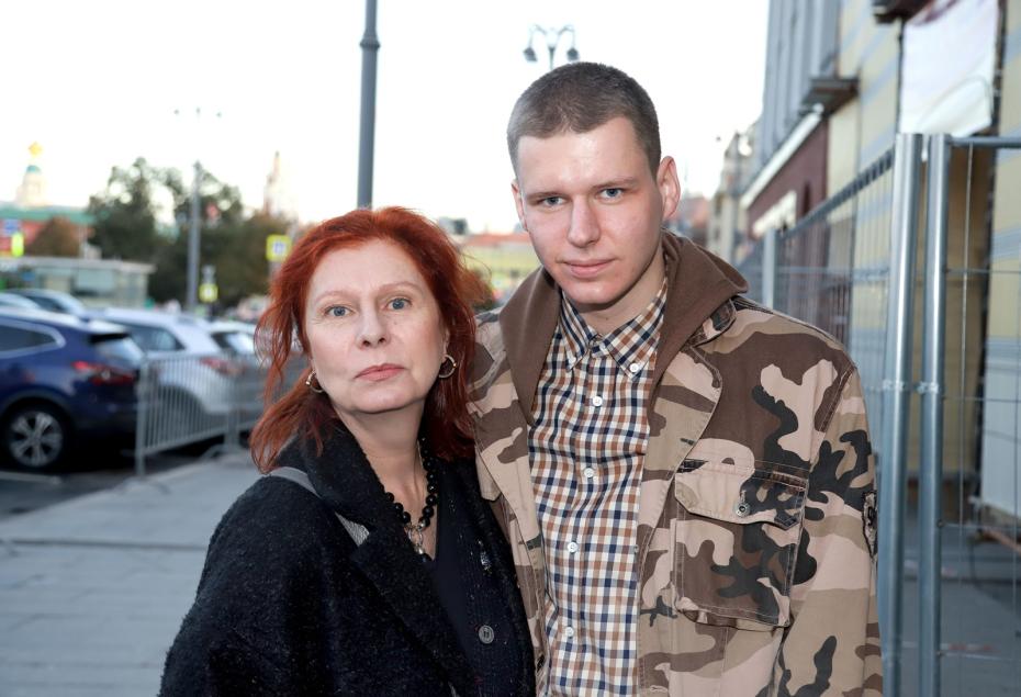 Даниил Виторган с матерью