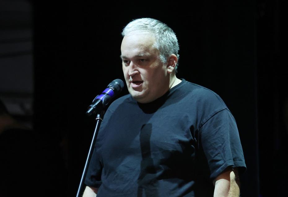 Вячеслав Смородинов (бывший директор Ивана Краско) на церемонии прощания с актером Иваном Краско