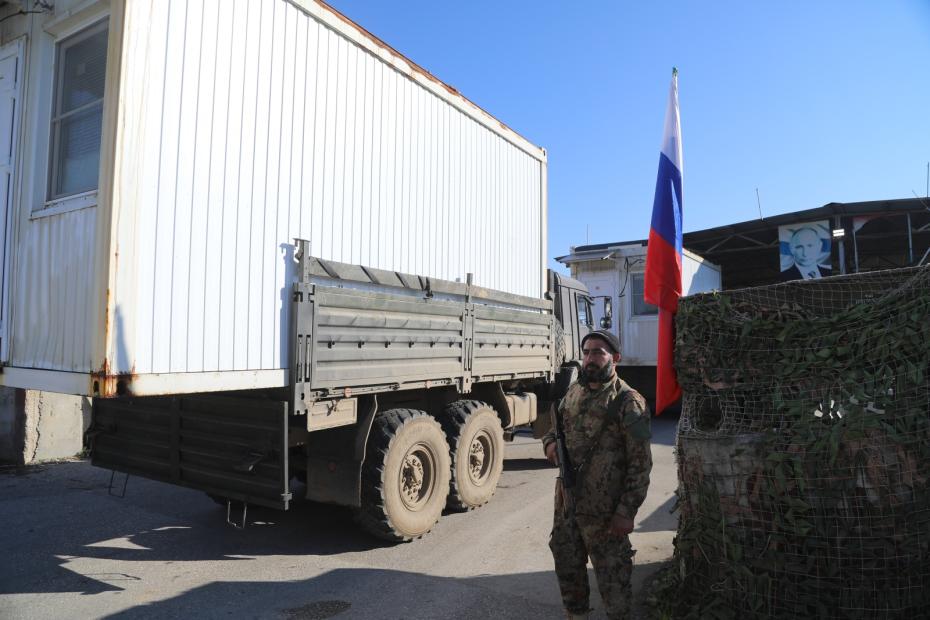 Российская военная база в Хмеймиме на северо-западе Сирии