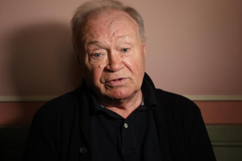Актер Юрий Кузнецов на церемонии прощания с актером Иваном Краско