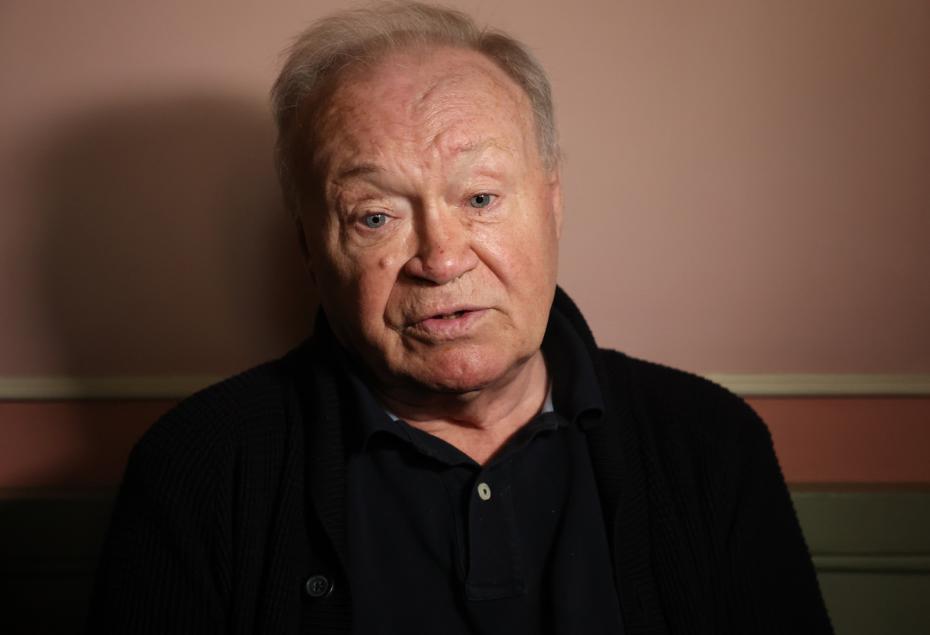 Актер Юрий Кузнецов на церемонии прощания с актером Иваном Краско