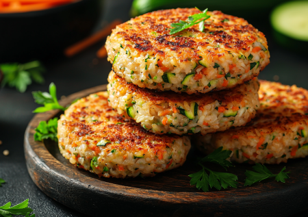 Куриные котлеты с кабачком и рисом! Суперский рецепт для похудения
