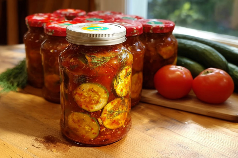 Салат из кабачков: просто и вкусно, рецепт на зиму