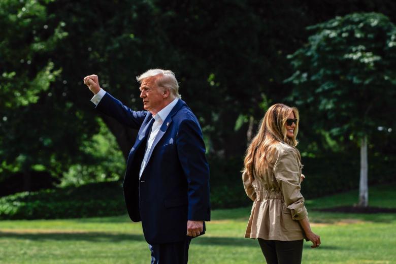 Дональд и Мелания Трамп