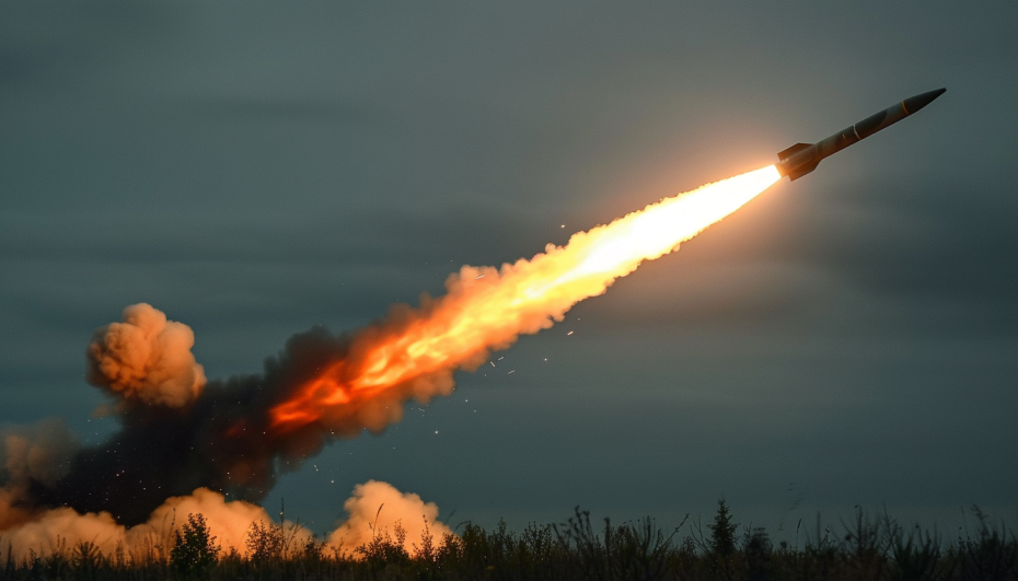 Крылатая ракета «Буревестник» в представлении ИИ