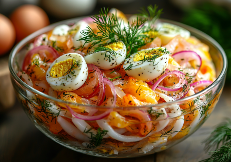 Салат с кальмаром и крабовыми палочками! Простой рецепт для похудения