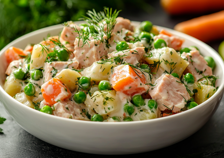 Консерва превращается в бомбезный салат — вкусняшка с яблоком и тунцом