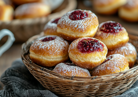 Вкуснее сырников и оладий! Творожные пончики-колобки с начинкой за 10 минут