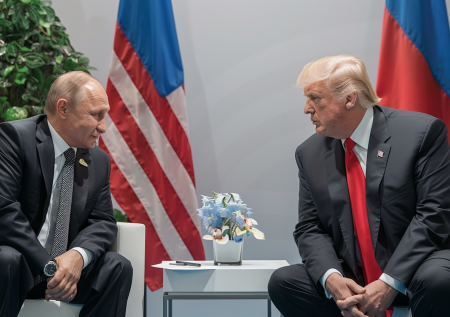 В Сеть попало фото пропуска на открытую часть встречи Трампа и Путина
