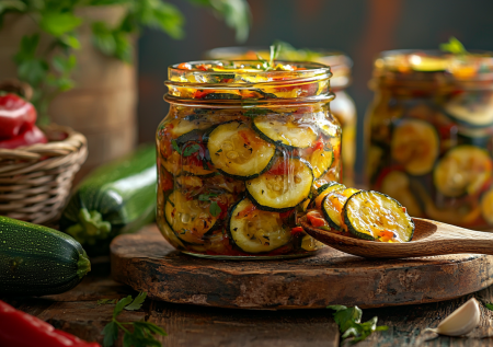 Кабачки на зиму «Как с грядки»! Вкусные жареные кружки в маринаде